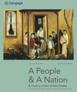 A People and a Nation: A History of the United States Brief Edition Volume II: to 1865 11th Edition ebook