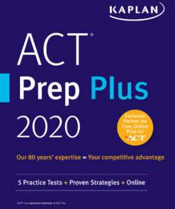 ACT Prep Plus 2020: 5 Practice Tests Proven Strategies Online ebook