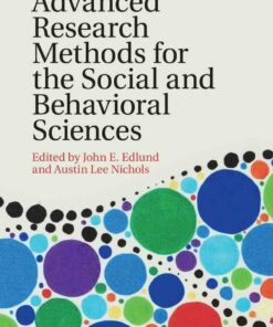 Advanced Research Methods for the Social and Behavioral Sciences 1st Edition ebook