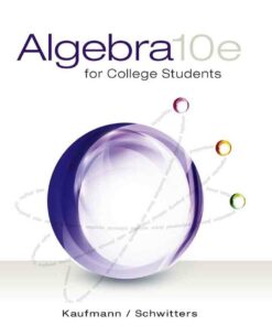 Algebra for College Students 10th Edition ebook