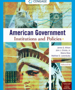American Government: Institutions and Policies Enhanced 16th Edition ebook