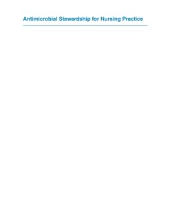 Antimicrobial Stewardship for Nursing Practice ebook