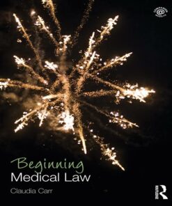 Beginning Medical Law ebook