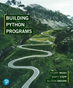 Building Python Programs, 1st Edition ebook