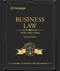 Business Law: Text and Cases 16th Edition ebook
