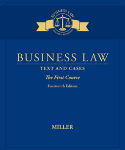 Business Law: Text & Cases - The First Course 14th Edition ebook