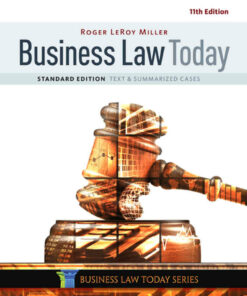 Business Law Today Standard: Text & Summarized Cases 11th Edition ebook