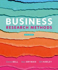 Business Research Methods 6th Edition ebook