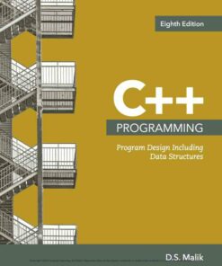 C++ Programming: Program Design Including Data Structures 8th Edition ebook