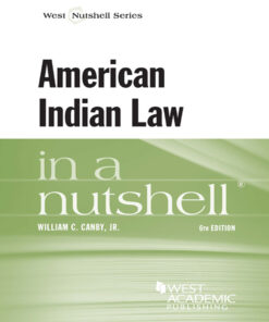 Canby's American Indian Law in a Nutshell ebook