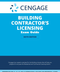 Cengage Building Contractor's Licensing Exam Guide: Based on the 2021 IRC & IBC 6th Edition ebook