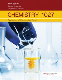 Chemistry 1027 Applications of Chemistry Lab Manual ebook
