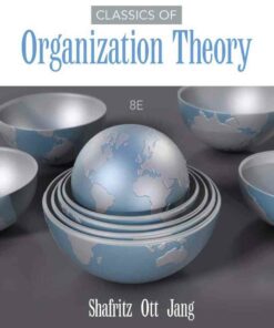 Classics of Organization Theory 8th Edition ebook
