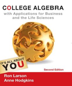 College Algebra with Applications for Business and Life Sciences 2nd Edition ebook