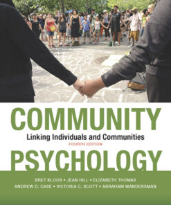 Community Psychology: Linking Individuals and Communities ebook