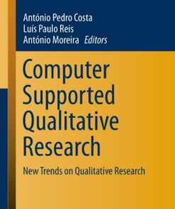 Computer Supported Qualitative Research: New Trends on Qualitative Research ebook