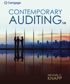 Contemporary Auditing, 12th Edition ebook