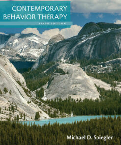Contemporary Behavior Therapy 6th Edition ebook