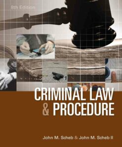 Criminal Law and Procedure 8th Edition ebook