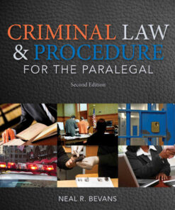 Criminal Law and Procedure for the Paralegal, 2nd Edition ebook