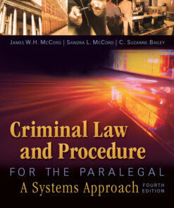 Criminal Law and Procedure for the Paralegal 4th Edition ebook