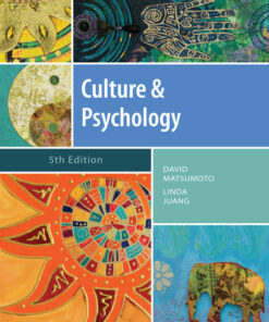 Culture and Psychology 5th Edition ebook