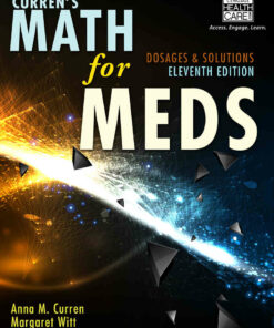 Curren's Math for Meds: Dosages and Solutions 11th Edition ebook