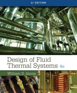 Design of Fluid Thermal Systems SI 4th Edition ebook