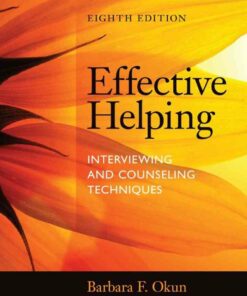 Effective Helping: Interviewing and Counseling Techniques 8th Edition ebook