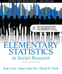 Elementary Statistics in Social Research 12th Edition ebook