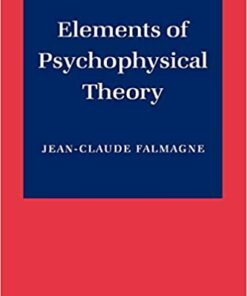 Elements of Psychophysical Theory ebook