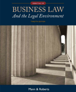 Essentials of Business Law and the Legal Environment 12th Edition ebook