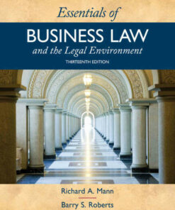 Essentials of Business Law and the Legal Environment 13th Edition ebook