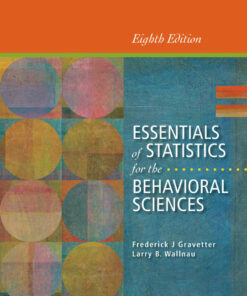 Essentials of Statistics for the Behavioral Sciences 8th Edition ebook