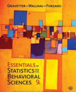 Essentials of Statistics for The Behavioral Sciences 9th Edition ebook