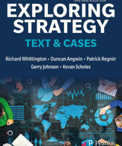 Exploring Strategy Text & Cases 13th Edition ebook