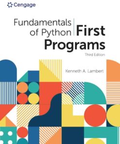 Fundamentals Of Python: First Programs 3rd Edition ebook