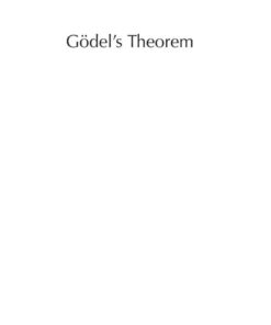 G?del's Theorem: An Incomplete Guide to Its Use and Abuse ebook