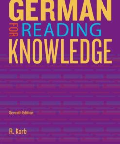 German for Reading Knowledge 7th Edition ebook