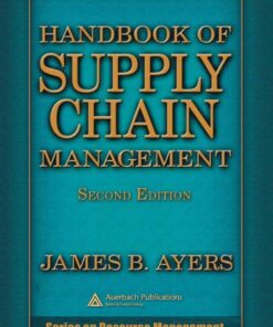 Handbook of Supply Chain Management 2nd Edition ebook