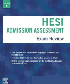 HESI Admission Assessment Exam Review 5th Edition ebook