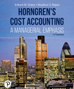 Horngren's Cost Accounting, 17th Edition ebook
