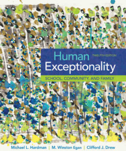 Human Exceptionality: School Community and Family 12th Edition ebook