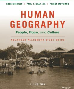Human Geography: People Place and Culture Advanced Placement Edition (High School) Study Guide ebook