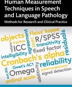 Human Measurement Techniques in Speech and Language Pathology: Methods for Research and Clinical Practice ebook