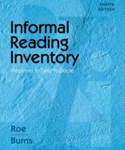 Informal Reading Inventory: Preprimer to Twelfth Grade, 8th Edition ebook