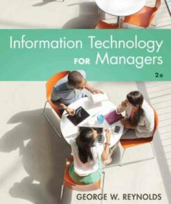 Information Technology for Managers 2nd Edition ebook