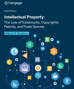 Intellectual Property: The Law of Trademarks Copyrights Patents and Trade Secrets 6th Edition ebook