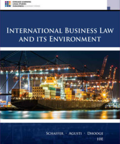 International Business Law and Its Environment 10th Edition ebook