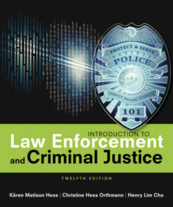 Introduction to Law Enforcement and Criminal Justice 12th Edition ebook